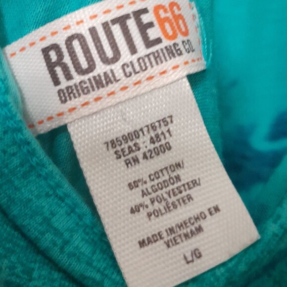 Route 66 Casual Sundress in Ocean Blues - Picture 5 of 6